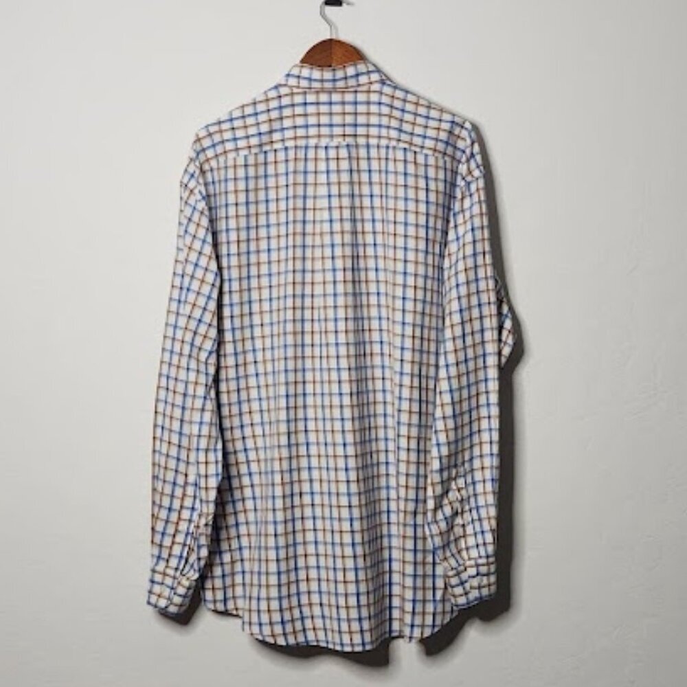 Faconnable Men's Long Sleeve Button-Down Shirt Size XL - Picture 4 of 5